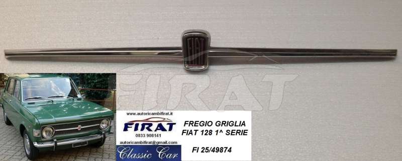 FREGIO SCUDO GRIGLIA FIAT 128 1 SERIE